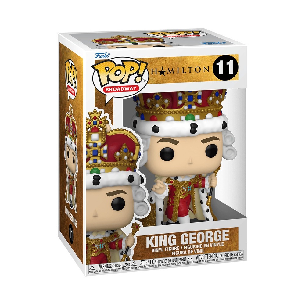 Funko Pop Vinyl King George 11 Hamilton Broadway Musical Vaulted Figure 59271